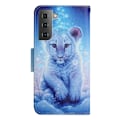 Miniatyrbillede 2 af 2: Wonderland Samsung Galaxy S23 Flip Etui - Leopard Blue