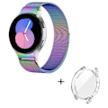 Miniatyrbillede 1 af 4: Samsung Galaxy Watch 5 (40 mm) urrem i rustfrit stål med klart cover - Flerfarvet Multicolor