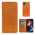 Miniatyrbillede 1 af 2: Wallet-style ægte Læder Flipcase til Samsung Galaxy A22 5G - Brun Brown