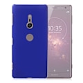 Miniatyrbillede 1 af 2: Sony Xperia XZ2 gummieret etui - Mørkeblå Blue