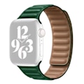 Miniatyrbild 1 av 2: Klockarmband i äkta läder för Apple Watch Series 8 (41mm) - Alfalfa Grön