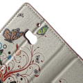 Miniatyrbillede 2 af 2: Moberg Nokia Lumia 929/930 Læder Etui - Sommerfugle & Cirkler Multicolor