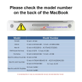 Miniatyrbild 3 av 6: HAT PRINCE MacBook Air 13 M1 (A2337, 2020) / Retina (A2179, 2020) / M1 (A2337, 2020) sött fodral i djurstil - Fladdermöss Svart