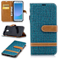 Miniatyrbillede 1 af 2: Samsung Galaxy J5 (2017) Stilrent og holdbart læder etui - Grøn Green