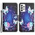 Pikkukuva 1 / 2: Wonderland Samsung Galaxy A52s 5G / A52 5g / A52 Läppäkotelo - Perhonen Multicolor