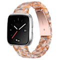 Pikkukuva 1 / 2: Fitbit Versa 2 / Versa Lite / Versa hartsityylinen kellonhihna - Keltaisia Kukkia Yellow