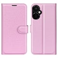 Miniatyrbillede 1 af 6: Klassisk OnePlus Nord CE 3 Flip Etui - Lyserød Pink