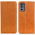 Pikkukuva 1 / 2: Lompakko-style Aitoa Nahkaa Läppäkotelo For Motorola Moto G62 5g - Ruskea Brown