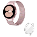 Miniatyrbillede 1 af 3: Samsung Galaxy Watch 5 Pro urrem i rustfrit stål med klart cover - Lyserød Rose Pink