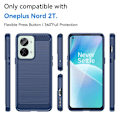 Miniatyrbillede 2 af 2: Carbon Flex OnePlus Nord 2T cover - Blå Blue