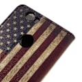Pikkukuva 2 / 2: Scherfig Huawei Nova Nahkakotelo Läpällä - Retro Amerikan Lippu Multicolor