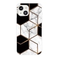 Pikkukuva 1 / 2: Marble design iPhone 14 kotelot - Marmorikuutio Mustana Ja Valkoinen White