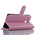 Miniatyrbillede 2 af 2: Samsung Galaxy J3 (2016) / J3 enkelt læder-etui - Lyserød Pink