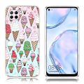 Pikkukuva 1 / 2: Deco Huawei P40 Lite / Nova 6 SE kuoret - Värikäs jäätelö Multicolor