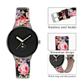 Miniatyrbillede 2 af 3: Google Pixel Watch urrem i ægte læder - Sort / Rose Black