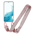 Pikkukuva 5 / 5: Ohut TPU-kotelo mattapintainen ja säädettävä hihna Samsung Galaxy S22 - Syvä Vaaleanpunainen Pink