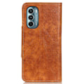 Miniatyrbillede 2 af 2: Alpha Motorola Moto G Stylus 5G (2022) læder flip etui - Brun Brown