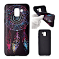 Miniatyrbillede 1 af 2: Samsung Galaxy J6 beskyttelsesetui i silikone og plastik med printet mønster - Drømmefanger Multicolor