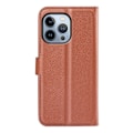 Miniatyrbillede 2 af 2: Klassisk iPhone 14 Pro flip etui - Brun Brown