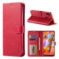 Pikkukuva 1 / 2: LC.IMEEKE Samsung Galaxy A11 / M11 Flip kotelot - Punainen Red