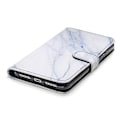Pikkukuva 2 / 2: iPhone Xs Max Synteetti nahkainen kuviollinen taivutettava lompakko suojakotelo - Marmori Multicolor