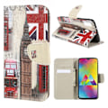 Miniatyrbillede 1 af 2: Wonderland Samsung Galaxy M20 etui - London Elementer Multicolor