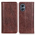 Miniatyrbillede 1 af 2: OnePlus Nord N20 5G ægte læderetui med magnetisk lukning - Brun Brown