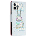 Miniatyrbillede 2 af 6: Wonderland iPhone 14 Pro Max flip etui - Lilje Multicolor