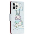 Pikkukuva 2 / 6: Wonderland iPhone 14 Pro Max Läppäkotelo - Lily Multicolor
