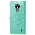 Miniatyrbillede 2 af 2: Mandala Nokia C21 Flip Etui - Grøn Green