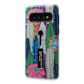 Miniatyrbillede 2 af 2: Samsung Galaxy S10 ophøjet mønster hybrid etui - Model S Multicolor