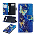 Miniatyrbild 1 av 2: Butterfly läder Samsung Galaxy S10 fodral - Flerfärgad multifärg