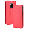Pikkukuva 1 / 2: Bofink Vintage Ulefone Power Armor 14 / Ulefone Power Armor 14 Pro nahkakotelo - Punainen Red