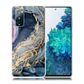 Pikkukuva 1 / 2: Marble design Samsung Galaxy S20 FE 5G / Samsung Galaxy S20 FE kotelot - Sininen Kultainen Roiske Marmori Blue