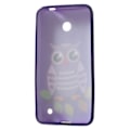 Miniatyrbillede 2 af 2: Westergaard cover til Nokia Lumia 630 - Nuttet lilla ugle Purple