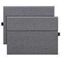 Miniatyrbild 5 av 5: Microsoft Surface Pro / Pro 2 hybrid läderfodral Silvergrå