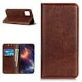 Miniatyrbillede 1 af 2: Wallet-style ægte Læder Flipcase til Samsung Galaxy A52 5G - Kaffe Brown