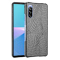 Miniatyrbillede 1 af 2: Croco Etui Sony Xperia 10 Iii - Sort Black