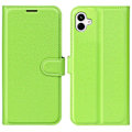 Miniatyrbillede 1 af 2: Klassisk Samsung Galaxy A04 Flip Etui - Grøn Green