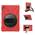 Miniatyrbillede 1 af 2: Samsung Galaxy Tab S5e 360 graders X-Formet silikone kombo etui - Rød Red