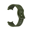 Miniatyrbillede 1 af 2: Samsung Galaxy Watch 5 / 4 / 3 silikone urrem - Militærgrøn Green