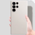 Miniatyrbillede 3 af 4: Skråt gummicover mod fald til Samsung Galaxy S23 Ultra - Sortliggrøn Green