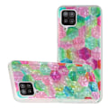 Pikkukuva 2 / 2: Deco Samsung Galaxy A22 4G Suojakotelo - Värikäs Hexagon Multicolor