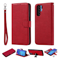 Pikkukuva 1 / 2: Huawei P30 Pro irroitettava 2-in-1 nahkainen flip suojakotelo - Punainen Red