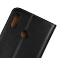 Miniatyrbillede 2 af 2: Huawei P20 Lite split læder flip etui - Sort Black