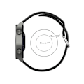 Miniatyrbillede 2 af 2: Universal comfortable silikone rem - sort Størrelse: L Black