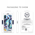 Miniatyrbillede 2 af 2: NXE fleksibelt etui med mønstertryk til iPhone XS Max 6,5 tommer - Style D Multicolor