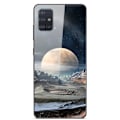 Pikkukuva 2 / 2: Fantasy Samsung Galaxy A71 kuoret - Valkoinen planeetta Multicolor