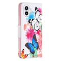 Pikkukuva 2 / 2: Wonderland Nothing Phone (1) Läppäkotelo - Two Butterflies Multicolor