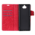 Miniatyrbillede 2 af 2: Crazy Horse Sony Xperia 10 Plus S-formet læder etui - Rød Red